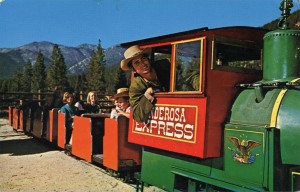 Ponderosa Ranch, A ride in Little Joe's Ponderosa Express, Incline Village, Nevada                                        
